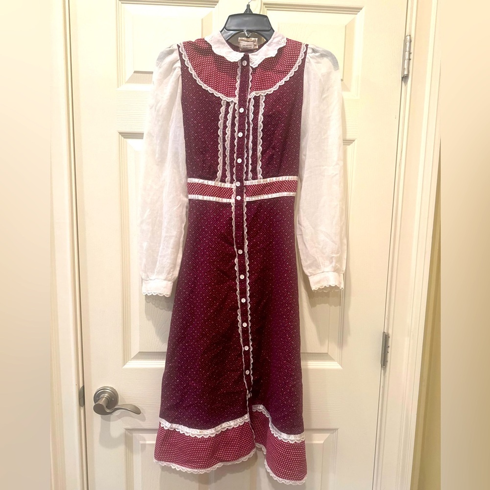 Gunne Sax by Jessica McClintock 1970’s Prairie Dress